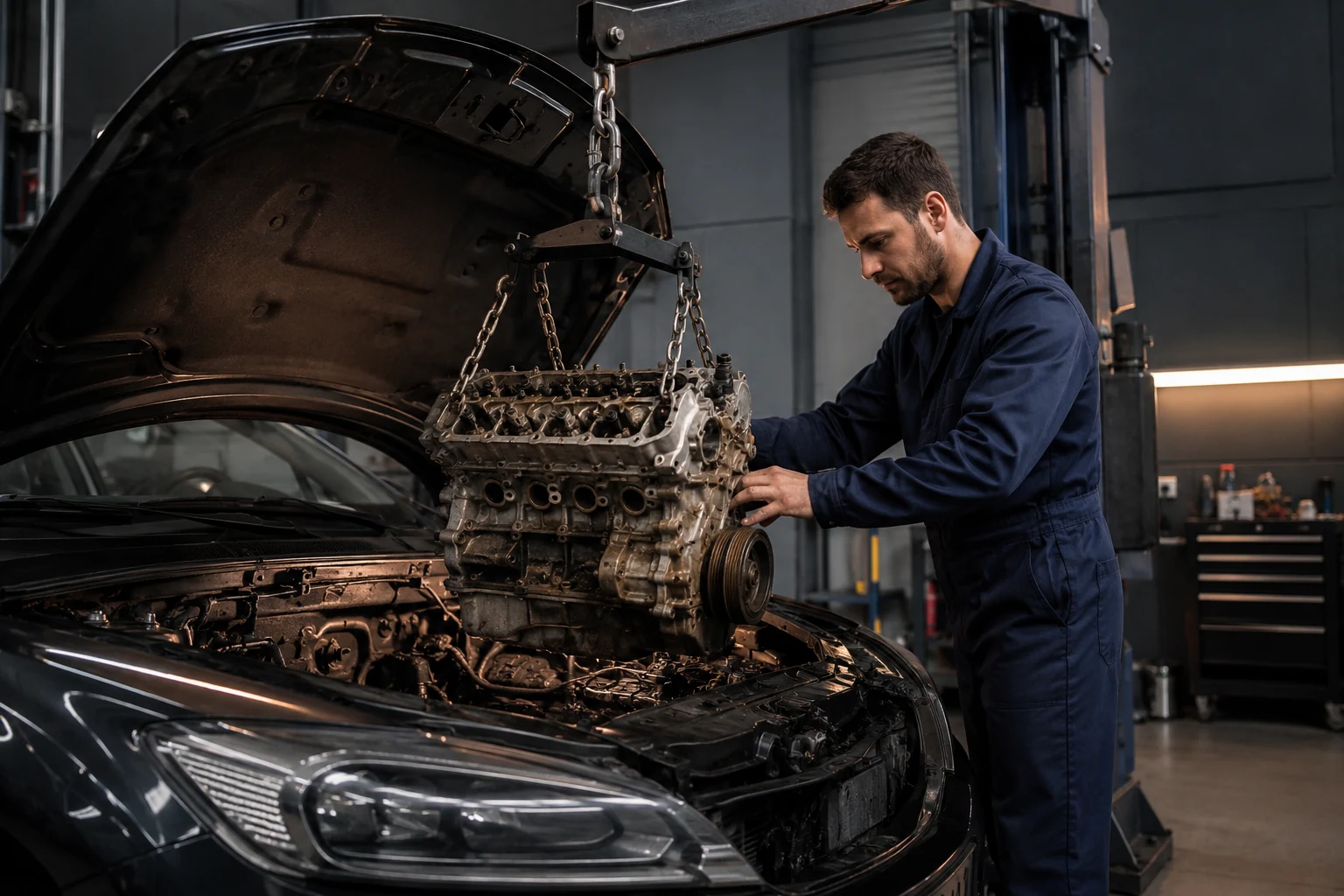 Remplacement d'un moteur d'occasion : guide pratique pour les garages